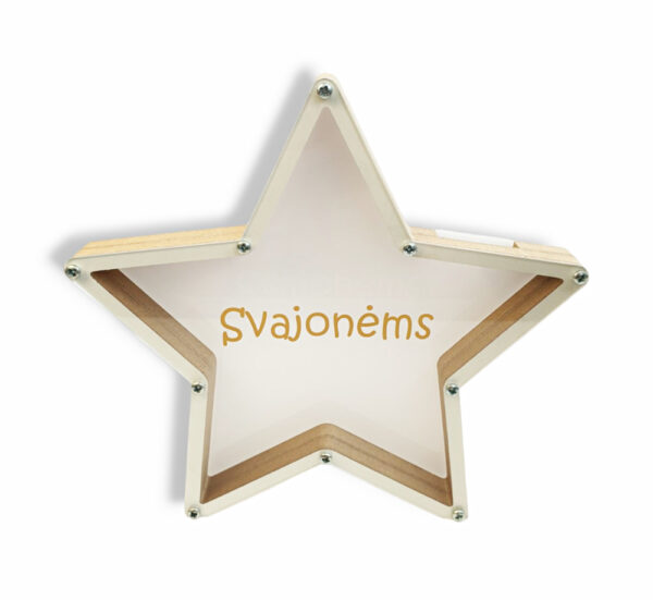 White star,Piggy bank ,,Svajonems,, - Image 3