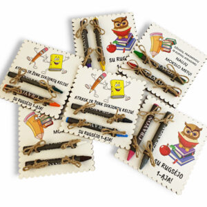 Crayons with a pad