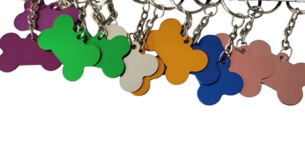 Metal key ring for pet  ,,Any text,, - Image 2