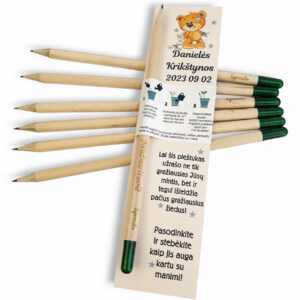 PERSONALISED THE GROWING PENCIL ,,Danieles Krikstynos ,, (Any date,name)