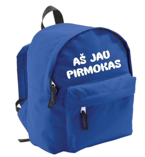 Kids Backpack Printed ,,As jau pirmokas/pirmoke,, - Image 5
