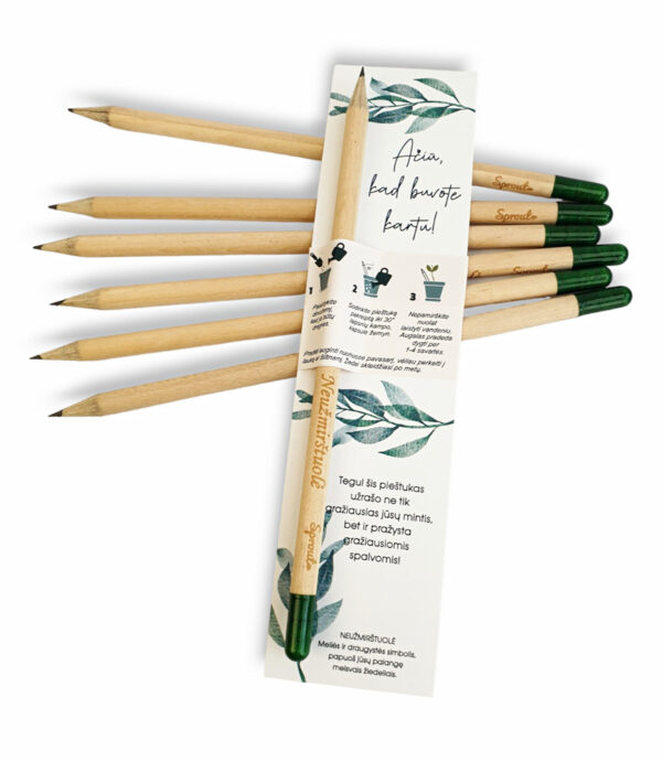 THE GROWING PENCIL ,,Aciu,kad buvote kartu!,,