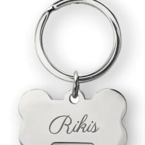 Metal key ring for pet  ,,Any text,,