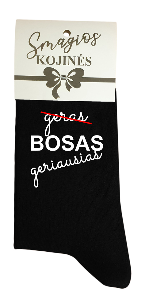 Printed Sock for Men ,,Bosas geriausias,,