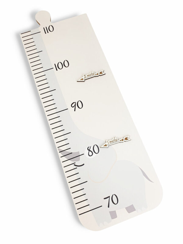 PERSONALISED Wall  HEIGHT CHART ,,Elephant,, (ANY NAME) - Image 6