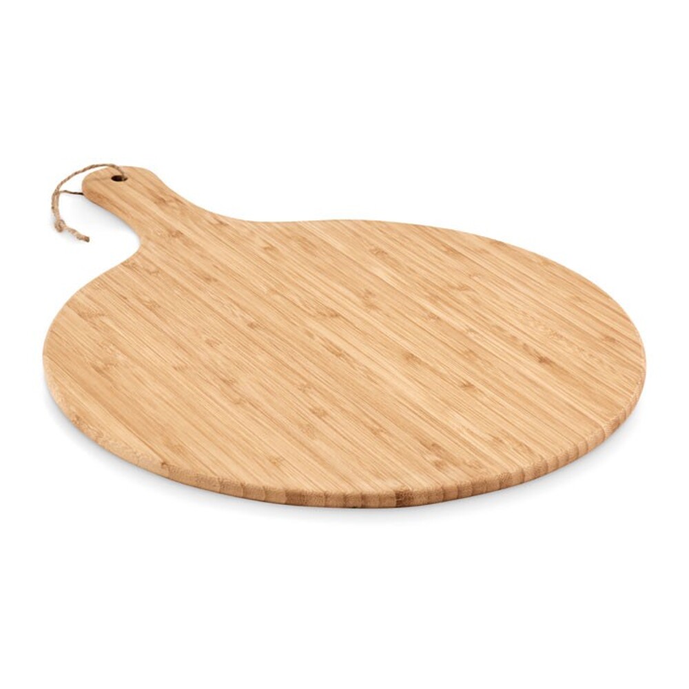 BAMBOO ROUND CUTTING BOARD ,,Skaniems uzkandziams ir laikui su draugais,, - Image 4