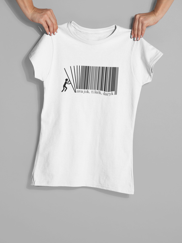 Printed T-shirt for Women ,,Tikek,svajok,tikek..,,