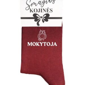 Printed Sock for Women ,,Mokytoja,,