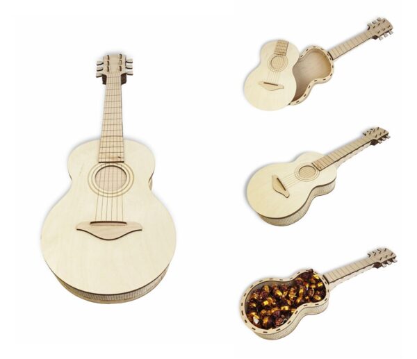 WOODEN BOX "GUITAR"