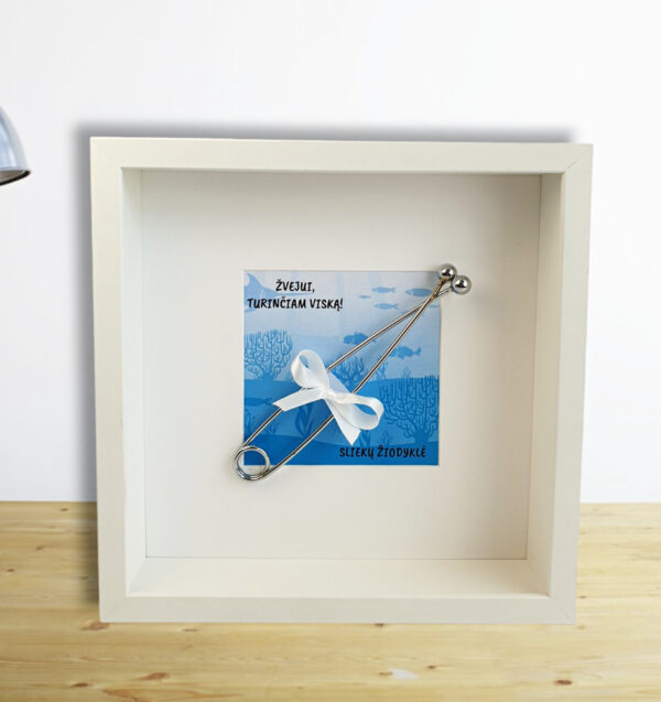 Piggy bank-frame ,,Zvejui,turinciam viska,,