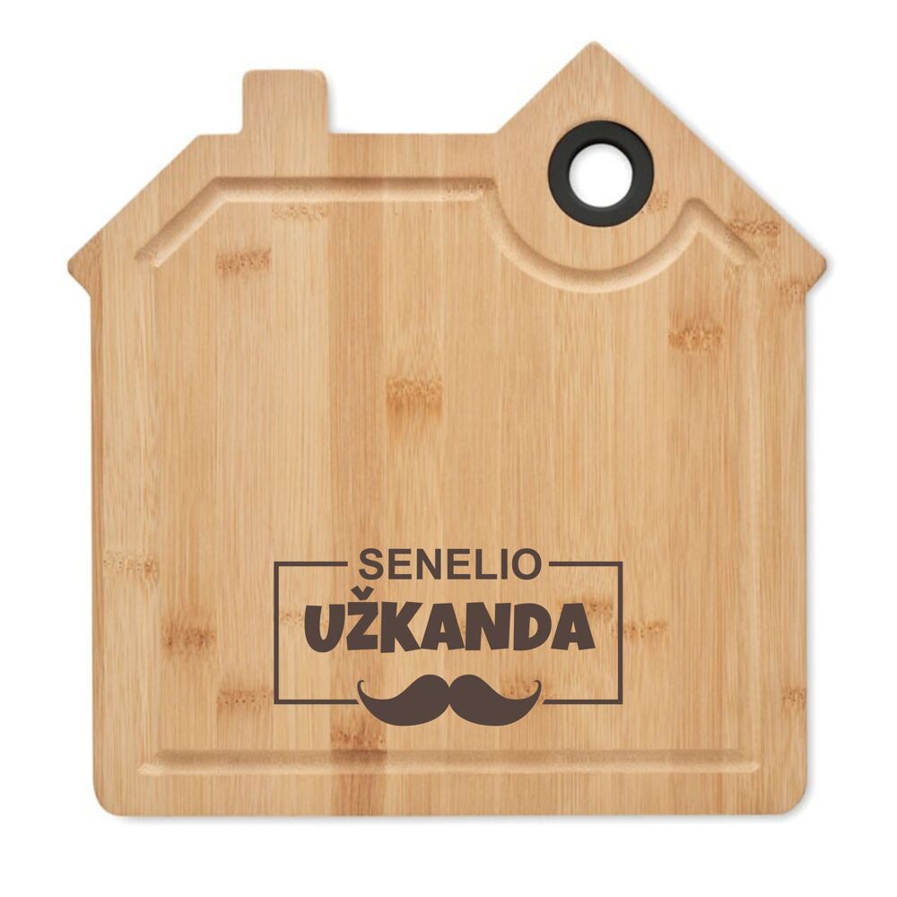 BAMBOO  CUTTING BOARD ,,Senelio uzkanda..