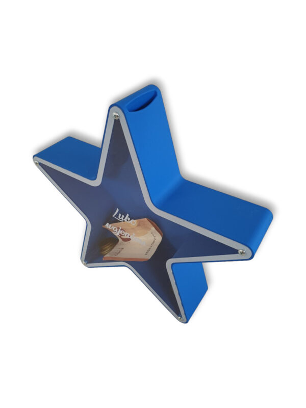 Personalised White star,Piggy bank ,,Luko svajonems,, (ANY NAME) - Image 3