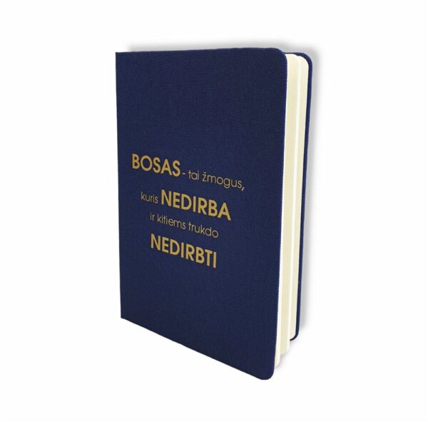 Blue  Notebook ,,Bosas-tai zmogus...,, - Image 3