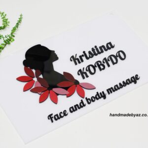 Personalised door sign