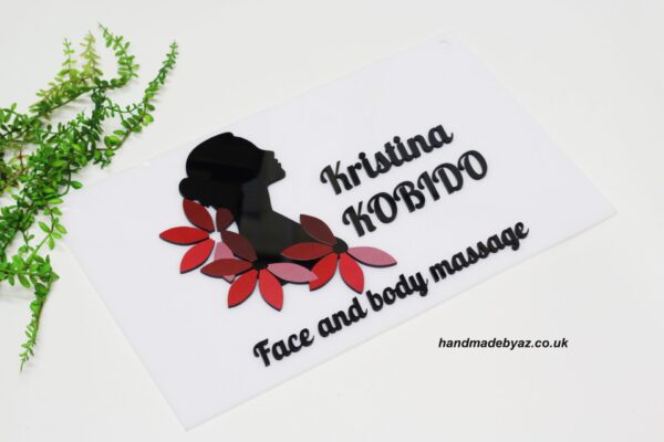 Personalised door sign
