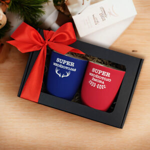 Gift set  ,,Super medziotojas ir super medziotojo zmona,,