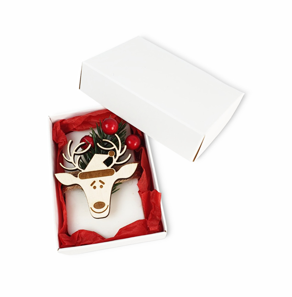 Soap with deer tag.