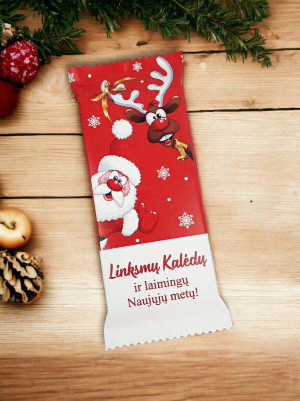 Chocolate Bar ,,Linksmu Kaledu ir Laimingu Naujuju metu,,