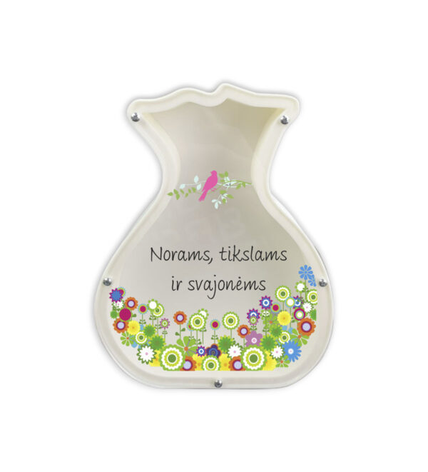 3D Piggy bank ,,Norams,tikslams ir svajonems,, - Image 2