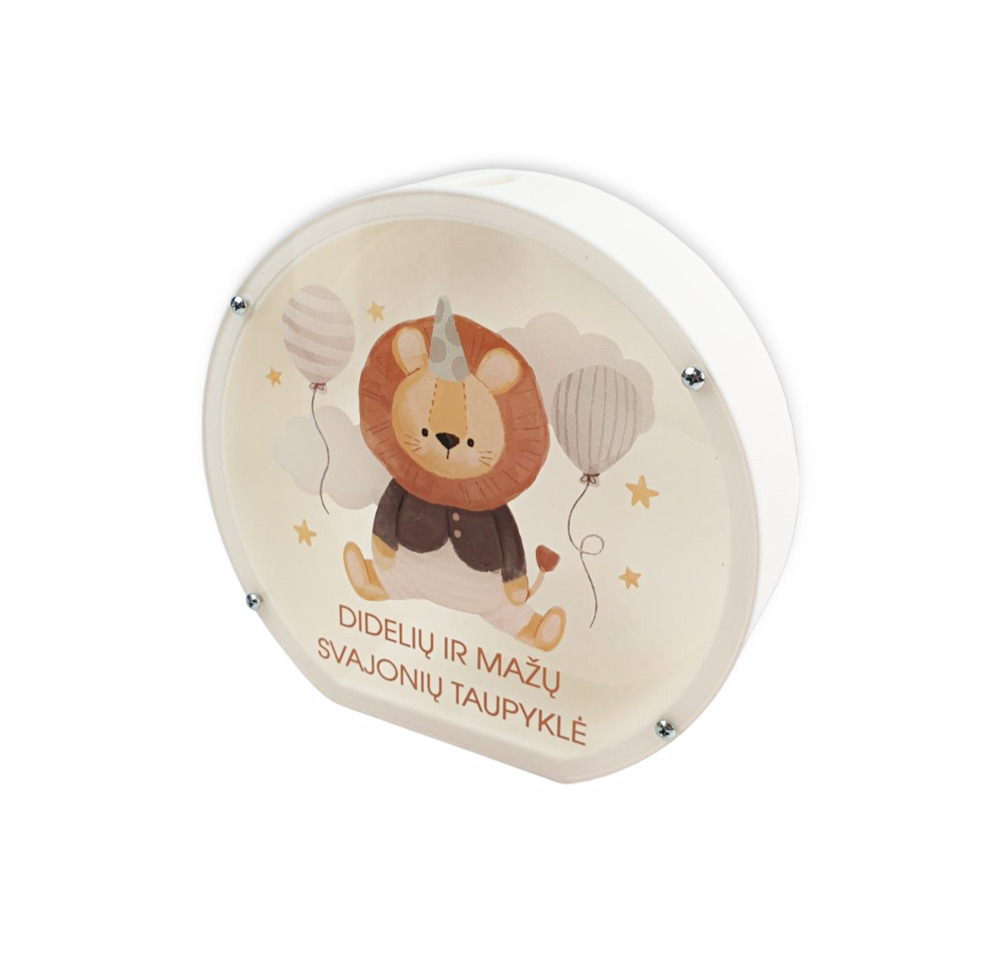 3D Piggy bank ,,Dideliu ir mazu svajoniu taupykle,, - Image 2