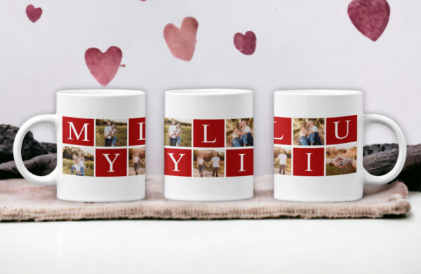 Cup with photo  ,,Myliu,,