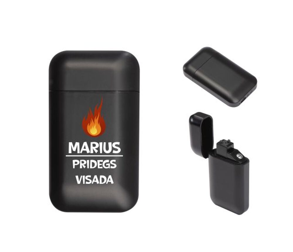 Personalised USB lighter ,,Marius pridegs visada,, (ANY NAME)