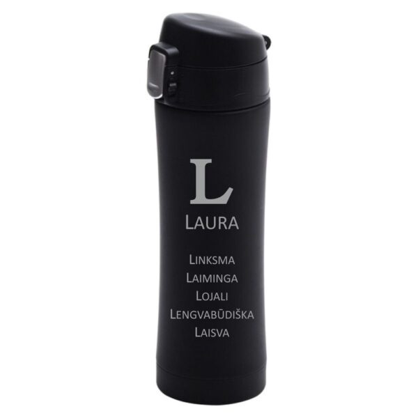 Thermal cup with any name ,,Laura,,