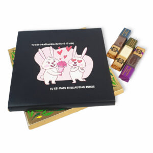 Chocolate assortment  ,,Tu esi graziausia zuikute,,