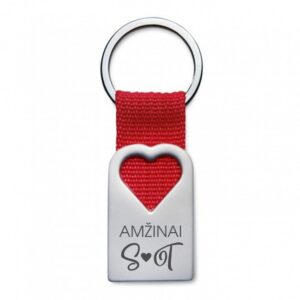 Personalised Metal key ring ,,Amzinai,,