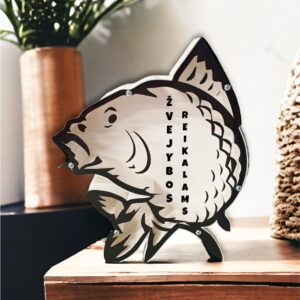 3D Piggy bank ,fish ,,Zvejybos reikalams,,