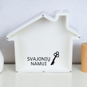3D Piggy bank, house,, Svajoniu namui,,
