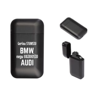 USB lighter ,,Geriau stumsiu BMW...,,