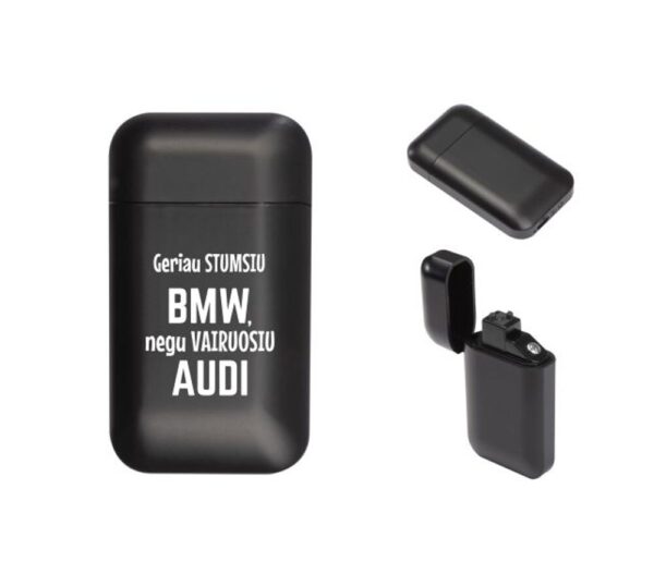 USB lighter ,,Geriau stumsiu BMW...,,