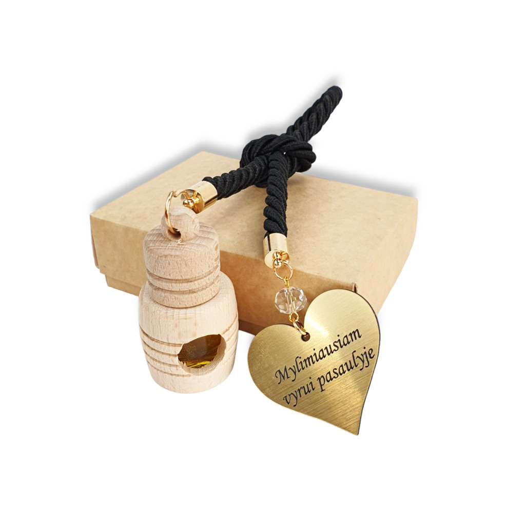 Car Diffuser/Air Freshener ,,Mylimiausiam vyrui pasaulyje,,