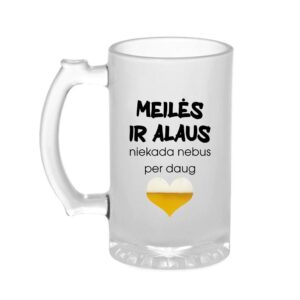 Beer mugs ,,Meiles ir alaus,,