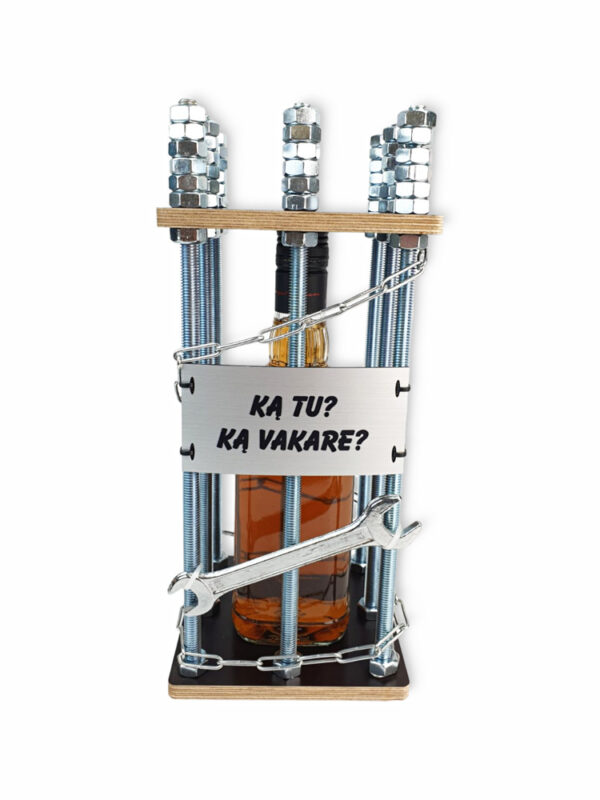 Metal Bottle Cage ,,Ka Tu? Ka vakare?,, - Image 3