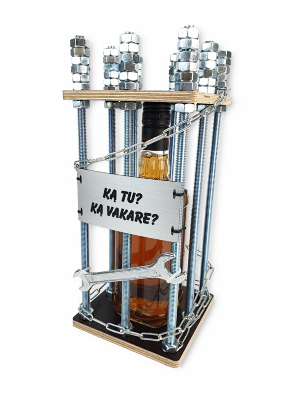 Metal Bottle Cage ,,Ka Tu? Ka vakare?,, - Image 2