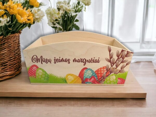 Easter egg box ,,Musu seimos marguciai..