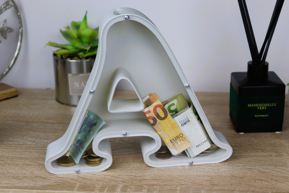 3D Letter Money Box 20cm. GLOWS IN THE DARK (ANY LETTER,ANY NAME) - Image 4