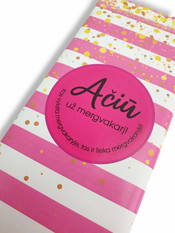 Chocolate Bar ,,Aciu uz mergvakari,,