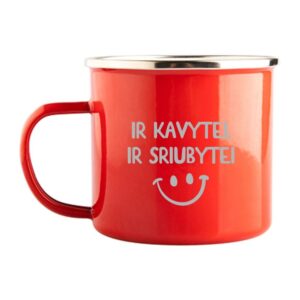 Metal Cup ,,Ir kavytei ir sriubytei,, (500ml)