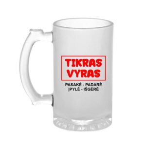 Beer mugs ,,Tikras vyras,,