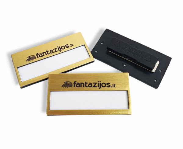 Personalised Magnetic name cards with company logo - Image 2