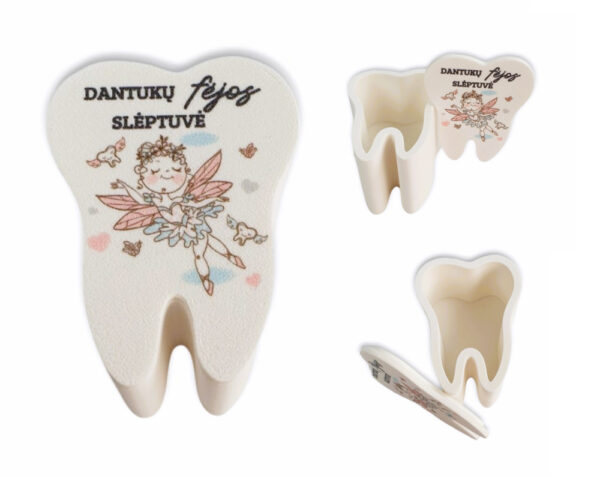 TEETH SHAPED BOX ,,Dantuku fejos sleptuve,,