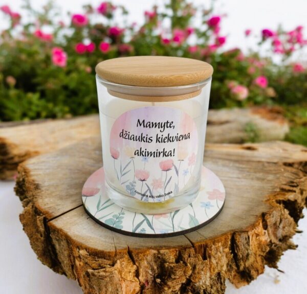 Gift set for Mum ,,Mamyte,dziaukis kiekviena akimirka,, - Image 2