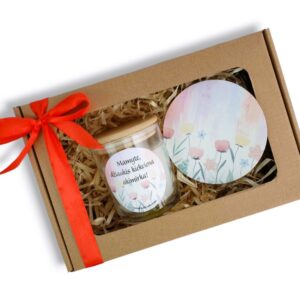 Gift set for Mum ,,Mamyte,dziaukis kiekviena akimirka,,