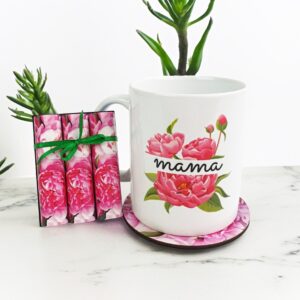 Gift set with peonies ,,Mamai,,