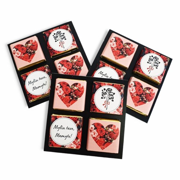 Mini chocolate bar set ,,Myliu tave Mamyte,, - Image 2