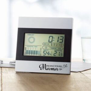 WEATHER STATION - CLOCK ,,Visu saule ir siluma-Mama,,