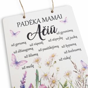 Hanging sign ,, Padeka Mamai,Aciu,,